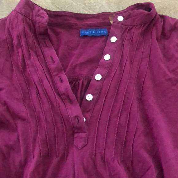 Martin & OSA cotton Henley - Picture 2 of 5